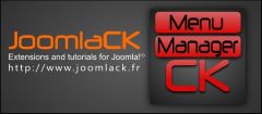 Joomla Menu Manager CK Extension