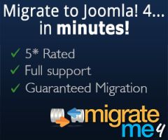 Joomla MigrateMe 4 Extension