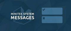 Joomla Minitek System Messages Extension