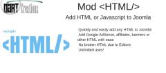 Joomla Mod HTML Extension