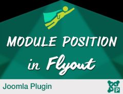 Joomla Module Position in Flyout Extension