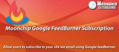 Joomla Moonchip Google FeedBurner Subscription Extension