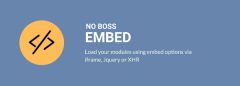 Joomla No Boss Embed Extension