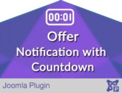 Joomla Offer Notification with Countdown Extension