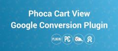 Joomla Phoca Cart View Google Conversion Extension