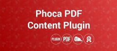 Joomla Phoca PDF Content Extension