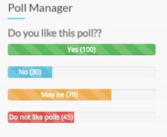 Joomla Poll Manager Extension