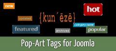 Joomla Pop-Art Tags for Joomla Extension