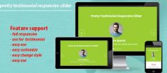 Joomla pretty testimonial responsive slider Extension