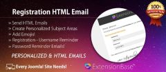 Joomla Registration HTML Email Extension