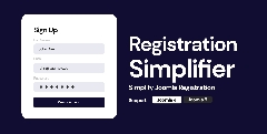 Joomla Registration Simplifier Extension