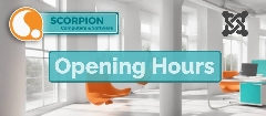 Joomla Scorpion Opening Hours Extension