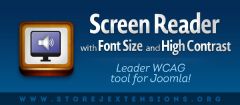 Joomla Screen Reader Extension