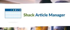 Joomla Shack Article Manager Extension