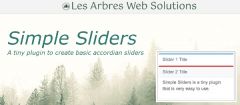 Joomla Simple Sliders Extension