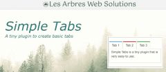 Joomla Simple Tabs Extension