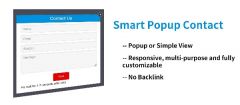 Joomla Smart Popup Contact Extension