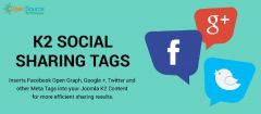 Joomla Social Sharing Tags for K2 Extension