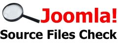 Joomla Source Files Check Extension