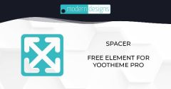 Joomla Spacer Element for YOOtheme Pro Extension