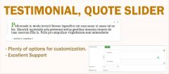 Joomla Testimonial, Quote Slider Extension