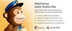 Joomla MailChimp Auto-Subscribe Extension