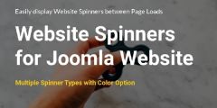 Joomla Website Spinners Extension