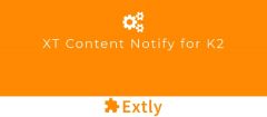 Joomla XT Content Notify for K2 Extension