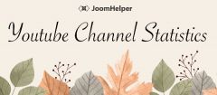 Joomla Youtube Channel Statistics Extension