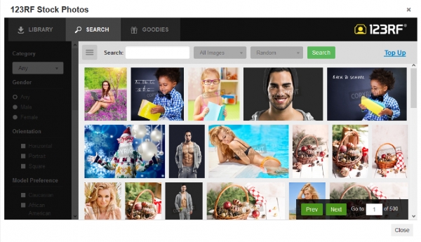 Joomla 123RF Stock Photos Extension