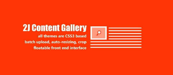 Joomla 2J Content Gallery Extension