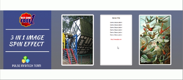 Joomla 3 In 1 Image Spin Effect Extension