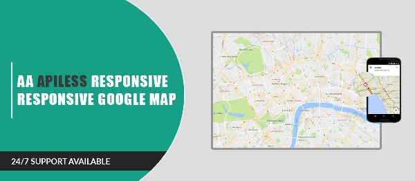 Joomla AA Apiless Responsive Google Map Extension