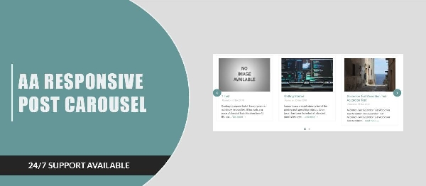 Joomla AA Responsive Post Carousel Extension