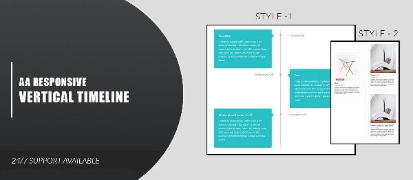 Joomla AA Responsive Vertical Timeline Extension