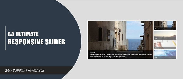 Joomla AA Ultimate Responsive Slider  Extension