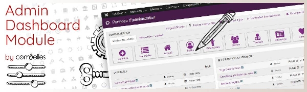 Joomla Admin Dashboard By Com3elles Extension