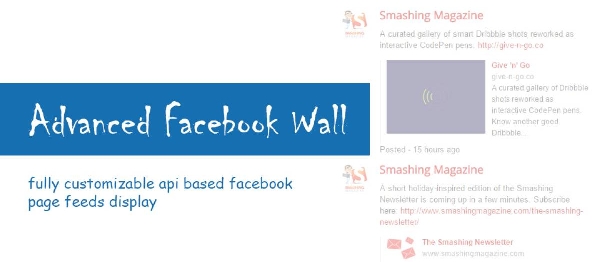 Joomla Advanced Facebook Wall Extension