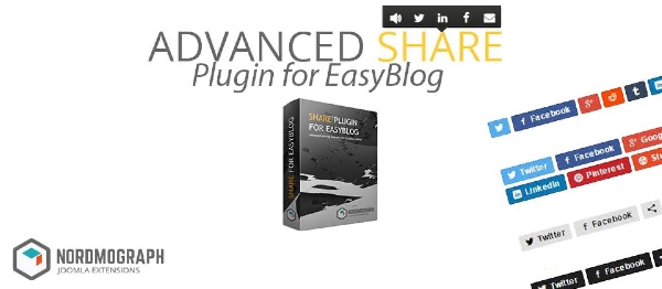 Joomla Advanced Share For EasyBlog Extension