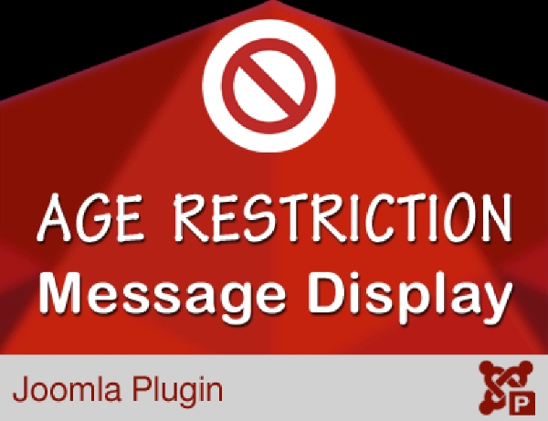 Joomla Age Restriction Message Display Extension