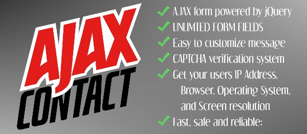 Joomla Ajax Contact Extension