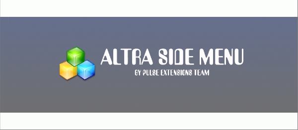 Joomla Altra Side Menu Extension