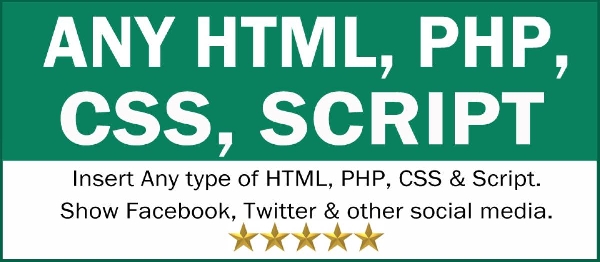 Joomla Any HTML, PHP, CSS, Script Extension