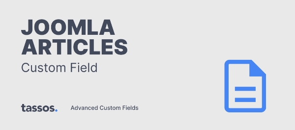 Joomla Articles - Advanced Custom Fields Extension