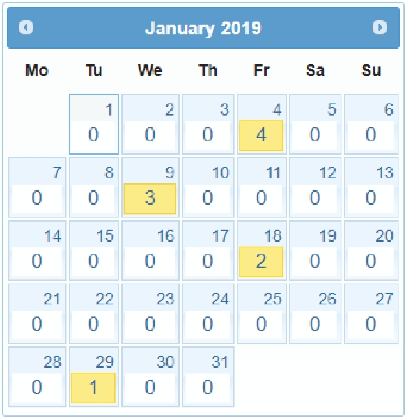 Joomla Articles Calendar Extension