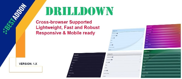 Joomla BA Drilldown Menu Extension