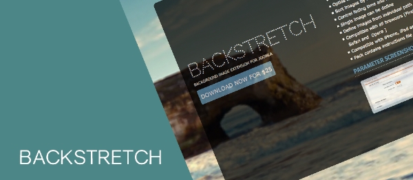 Joomla Backstretch Extension