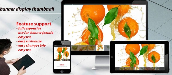 Joomla Banner Display Thumbnail Slider Extension
