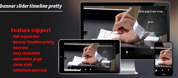 Joomla Banner Slider Timeline Pretty Extension
