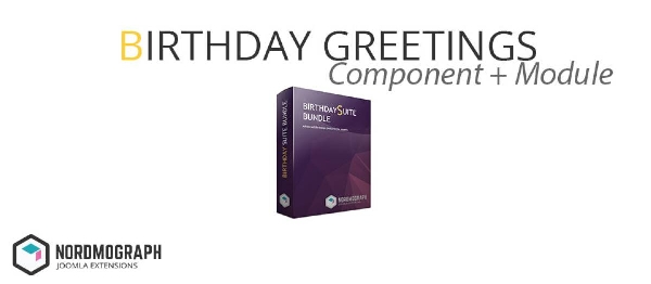 Joomla Birthday Greetings Suite Extension